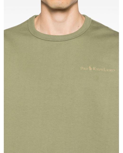Camiseta con logo estampado Polo Ralph Lauren de hombre de color Green