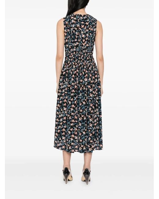 Robe Mi-Longue Sylvie À Col V Ulla Johnson en coloris Black