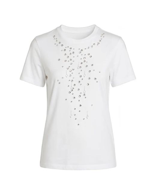 Marella White Bianca Embellished T-Shirt