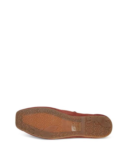 Patrizia Pepe Red Dancing Skin Lace-Up Ballet Flats