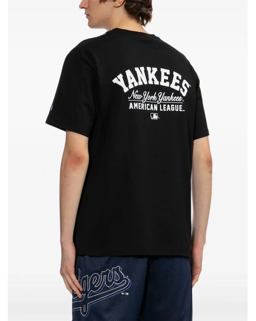 KTZ Black Ny Yankees T-Shirt for men