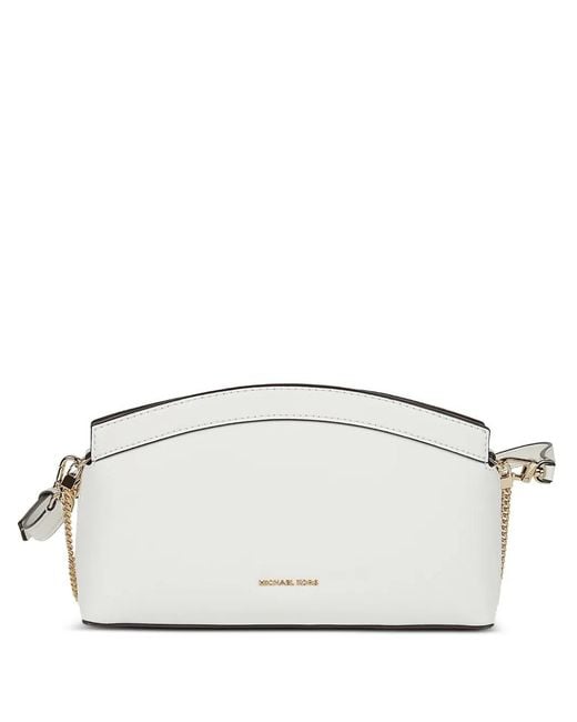 Michael Kors White Petit Sac À Bandoulière Athena
