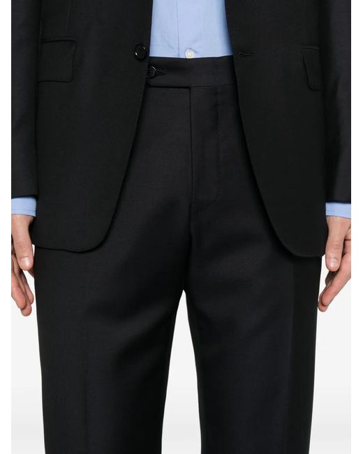 Canali Black Single-Breasted Suit for men
