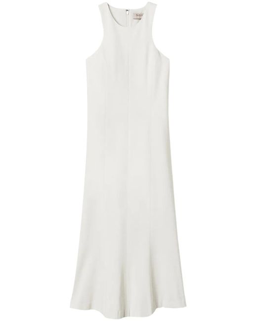 Twinset White Halterneck Midi Dress