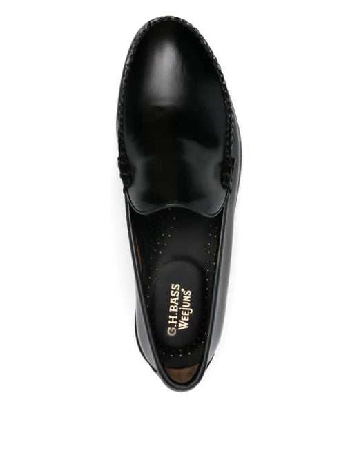 G.H.BASS Leren Loafers in het Black voor heren
