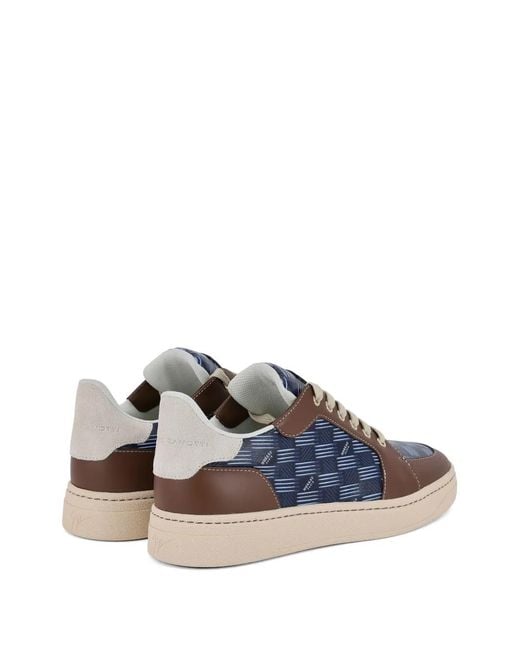 Giuseppe Zanotti Blue Gz Moreau Monogram Sneakers for men