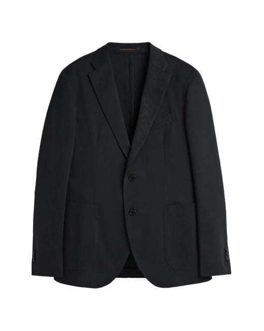Slowear Black Incotex Flexjacket Blazer for men