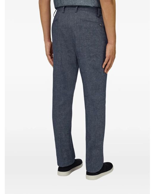 Pantalones Con Lateral Elástico Boggi de hombre de color Blue