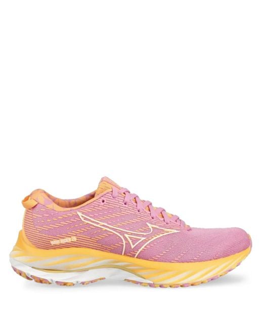 Zapatillas de running con diseño ligero Mizuno de color Pink