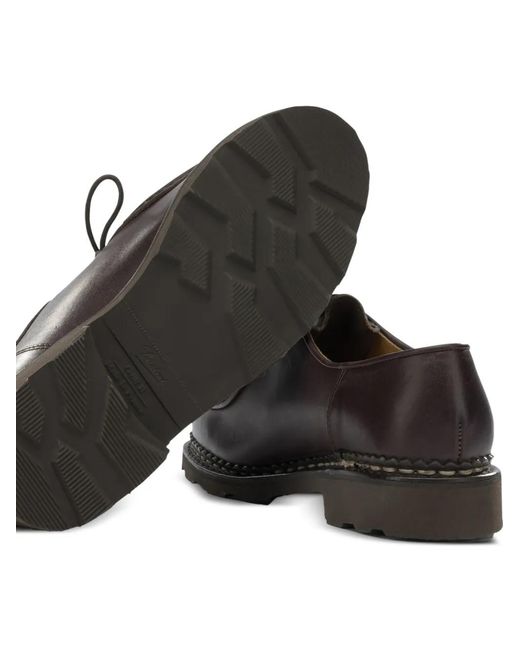 Paraboot Brown Michael Derby Shoes