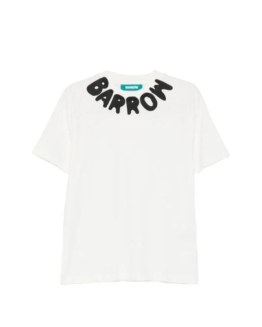 Barrow White Logo T-Shirt