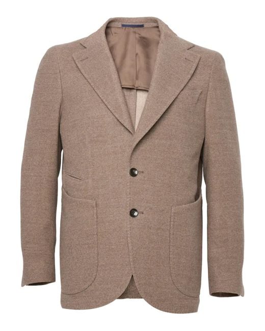 Franzese Collection Brown Stefano De Martino Blazer for men