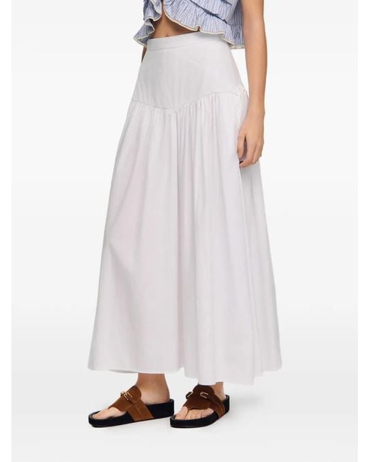 Gonna Lunga di Sandro in White