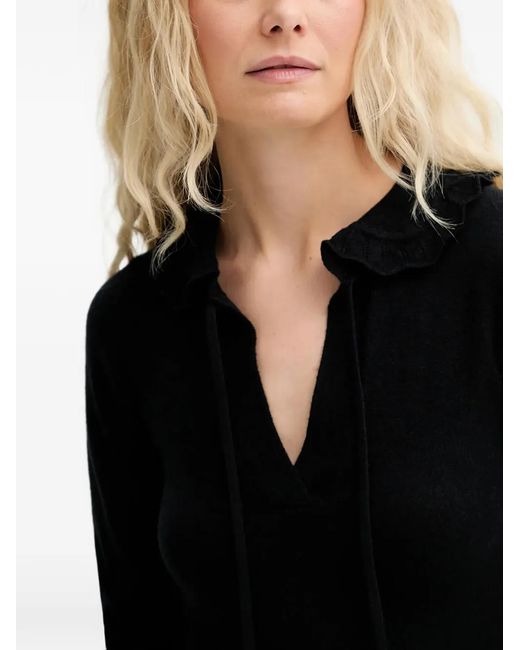 Munthe Black Livo Tie Sweater