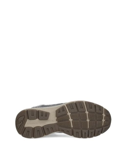 Stepney Workers Club Sneakers Van Gebarsten Leer in het Gray