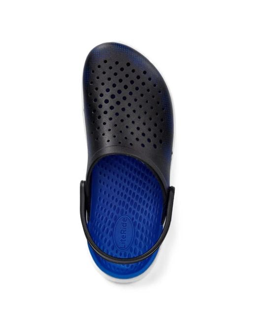 CROCSTM Blue Inmotion Micro Geo Perforated Clogs