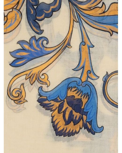 Etro Blue Scarfs