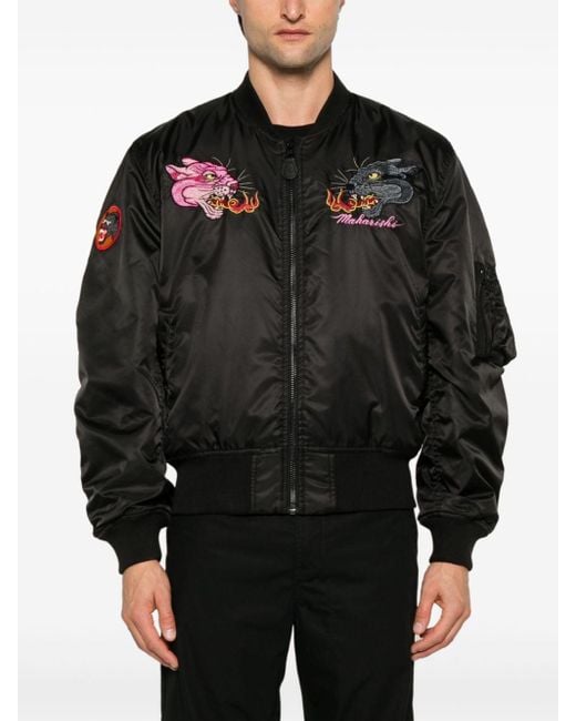 Maharishi 5345 Duality Panther MA1 Bomber Jacket | Green