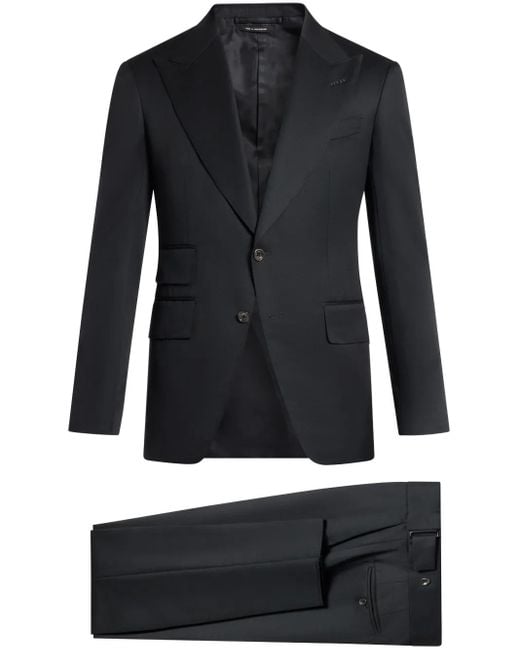 Tom Ford Black O'Connor Wool-Mohair Blend Suit for men