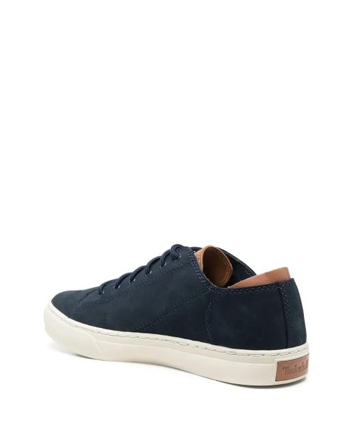 Timberland Blue Sneakers With Logo for men