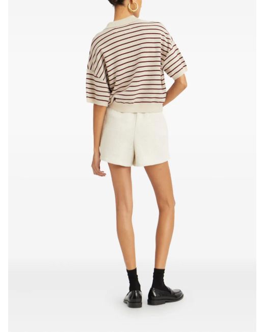 ROTATE BIRGER CHRISTENSEN Gray Elasticated Shorts