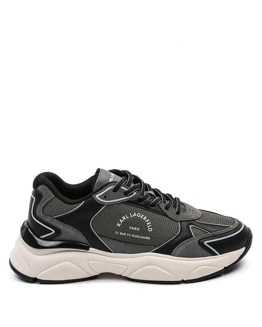 Karl Lagerfeld Black Rue St-Guillaume Sneakers for men