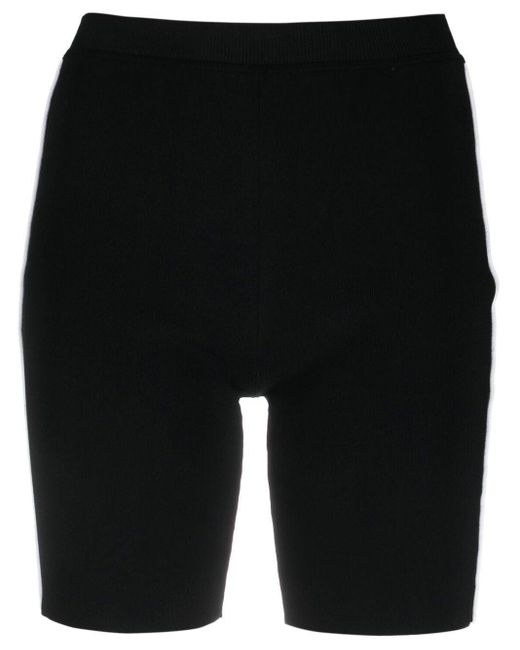 Shorts da ciclismo con ricamo Anagram di Loewe in Black