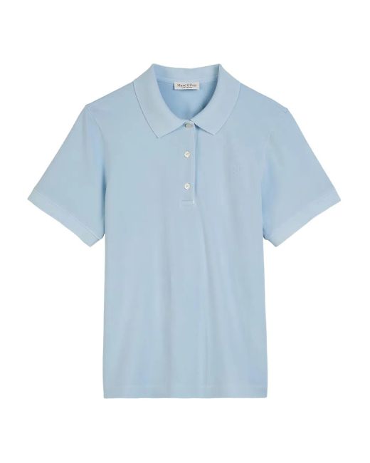 Marc O' Polo Blue Short-Sleeve Polo Shirt