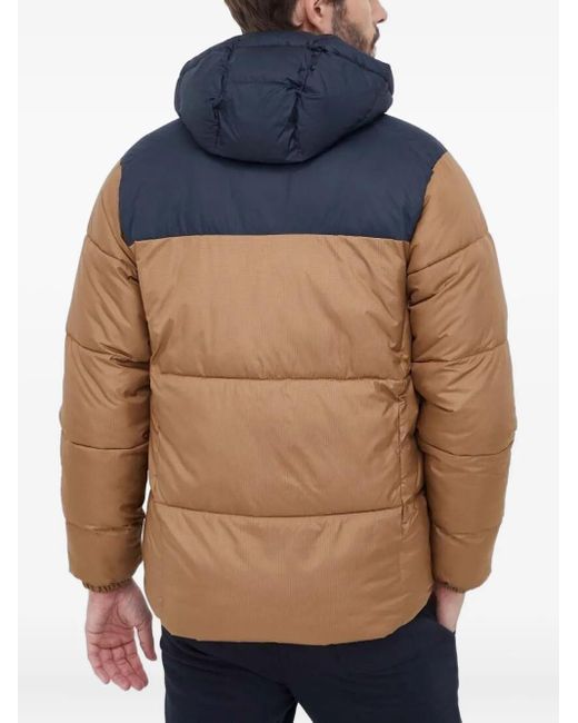Columbia Blue Hooded Puffer Jacket for men