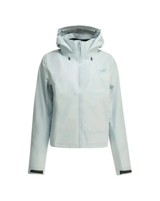 Arc'teryx Blue Cropped Hooded Jacket