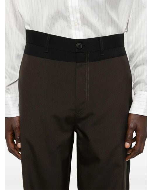 Marni Tweekleurige Broek in het Black voor heren