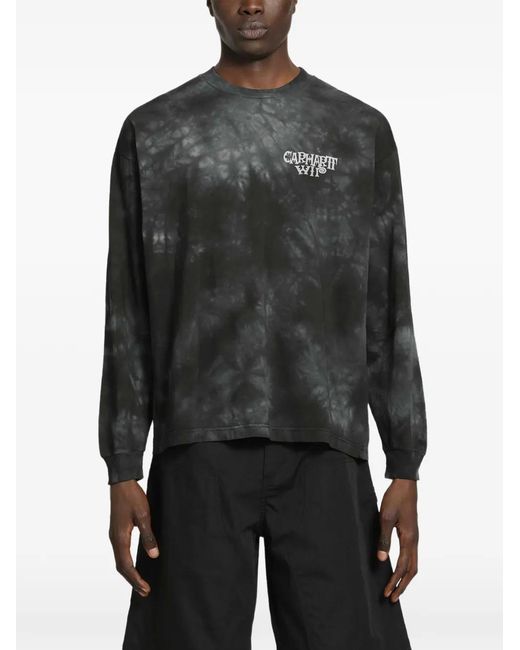 Carhartt Black Radiate Long-Sleeve T-Shirt for men
