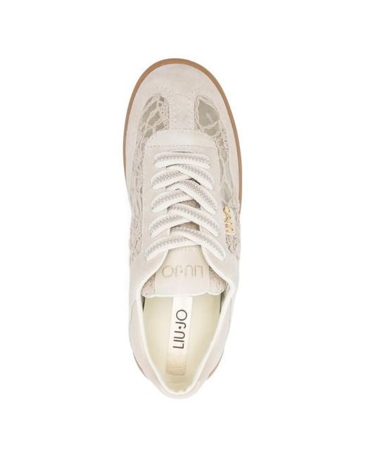 Liu Jo White Baskets En Macramé Brodé