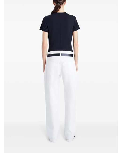 Proenza Schouler Jersey T-Shirt in het Blue