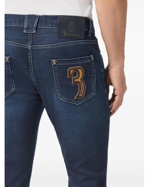 Billionaire Blue Jean Double B À Coupe Droite for men
