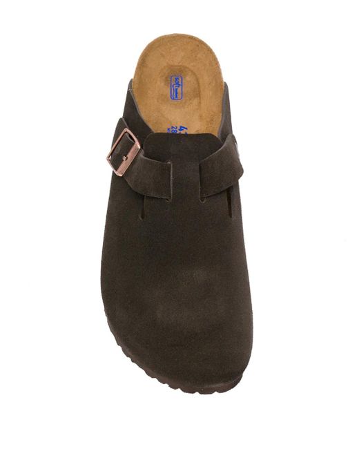 Slippers Boston Birkenstock en coloris Brown