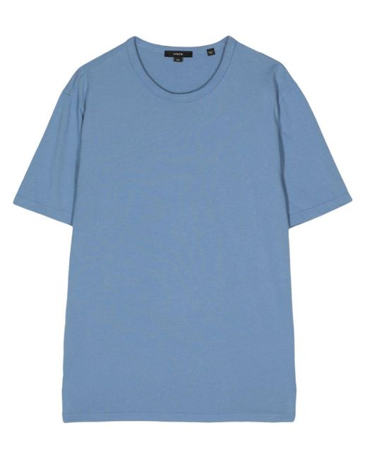 T-shirt girocollo di Vince in Blue da Uomo