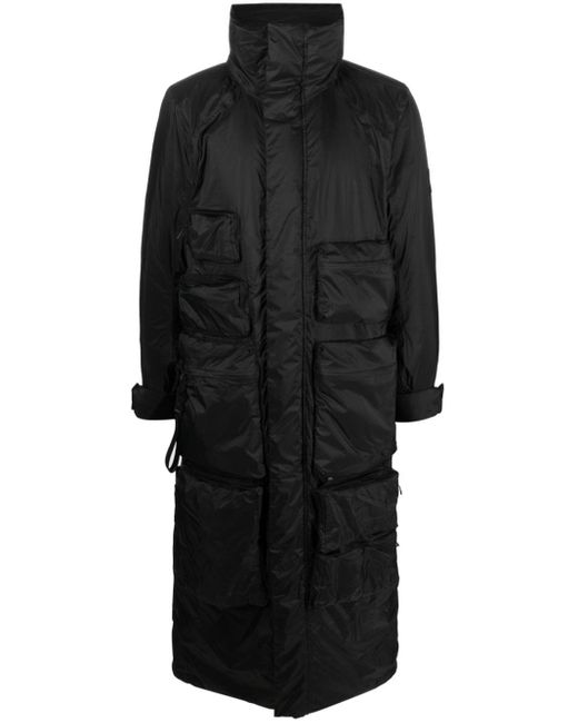 Rains Black Vardo Padded Coat for men