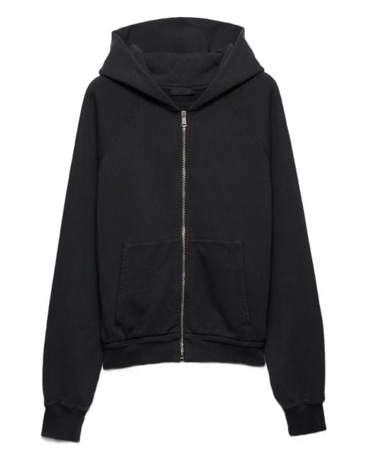 Felpa Con Cappuccio di Prada in Black da Uomo