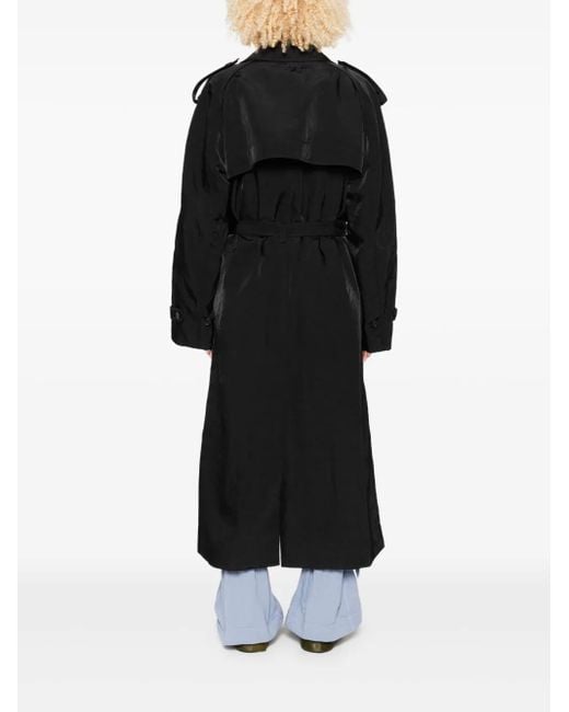 メンズ J.W. Anderson ベルテッド ダブルコート Black