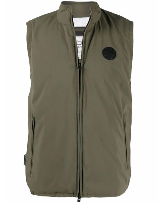 Woolrich Gefütterte Weste Mit Logo-Patch in Green für Herren
