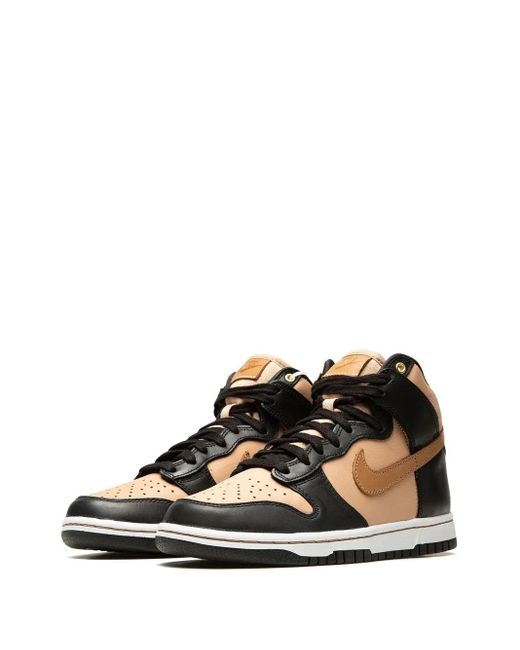 Nike Brown Dunk High Lxx Flax" Sneakers for men