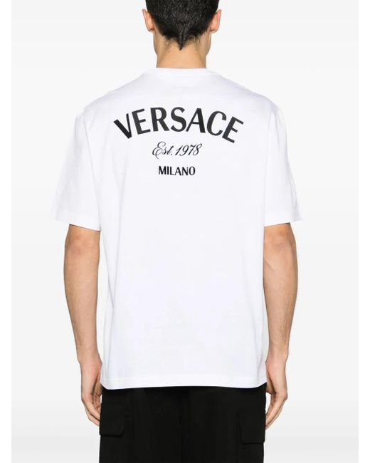 Versace White T-Shirt for men