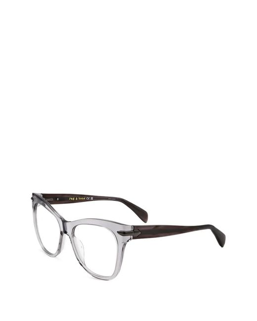 Rag & Bone Gray Cat-Eye Glasses
