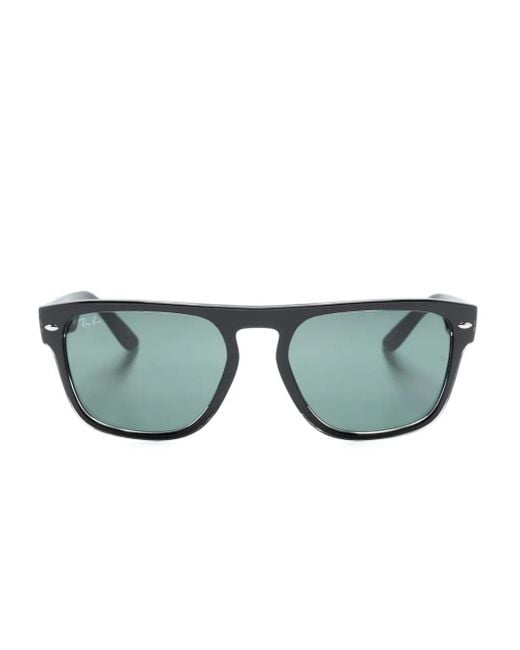 Ray-Ban Green Rb4407 Square-Frame Sunglasses
