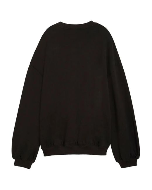 PUMA Black X Rosé Oversized Crew Tr