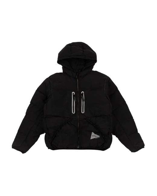 Gramicci Black Woven Down Jacket for men