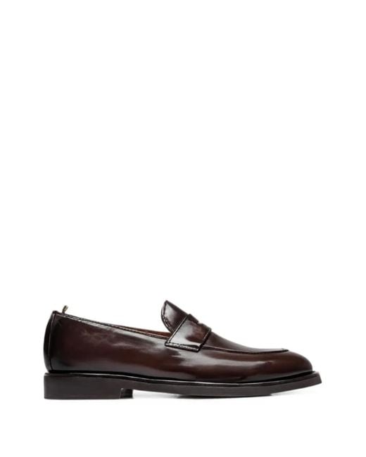Officine Creative White Opera Flexi 101 Leather Loafers for men