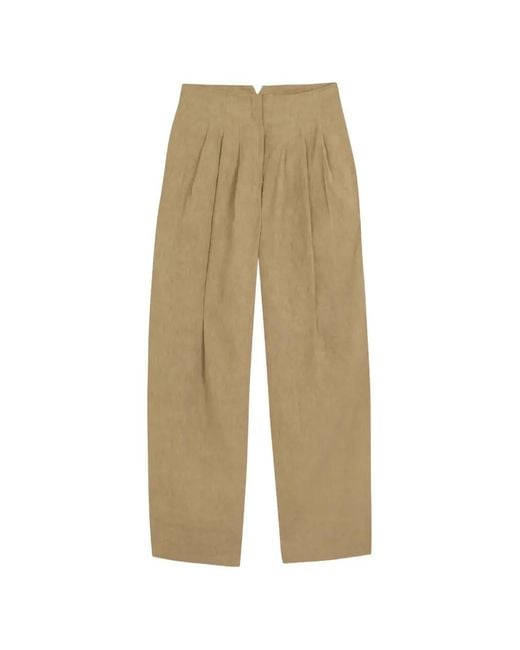 Cortana Natural Odel Pleated Trousers