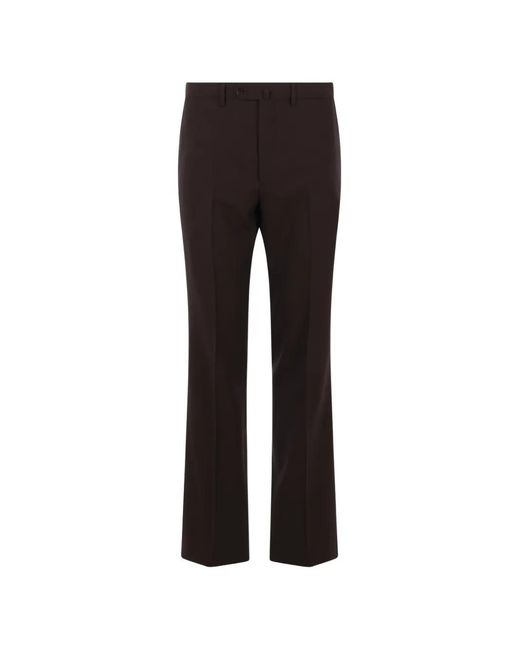 Caruso Black Double-Breasted Suit for men
